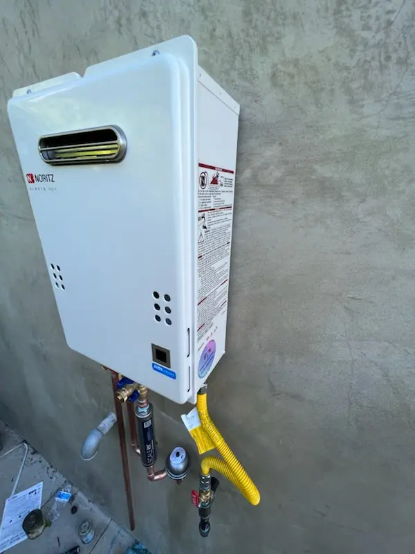Tankless water heater installation for West Shore homes