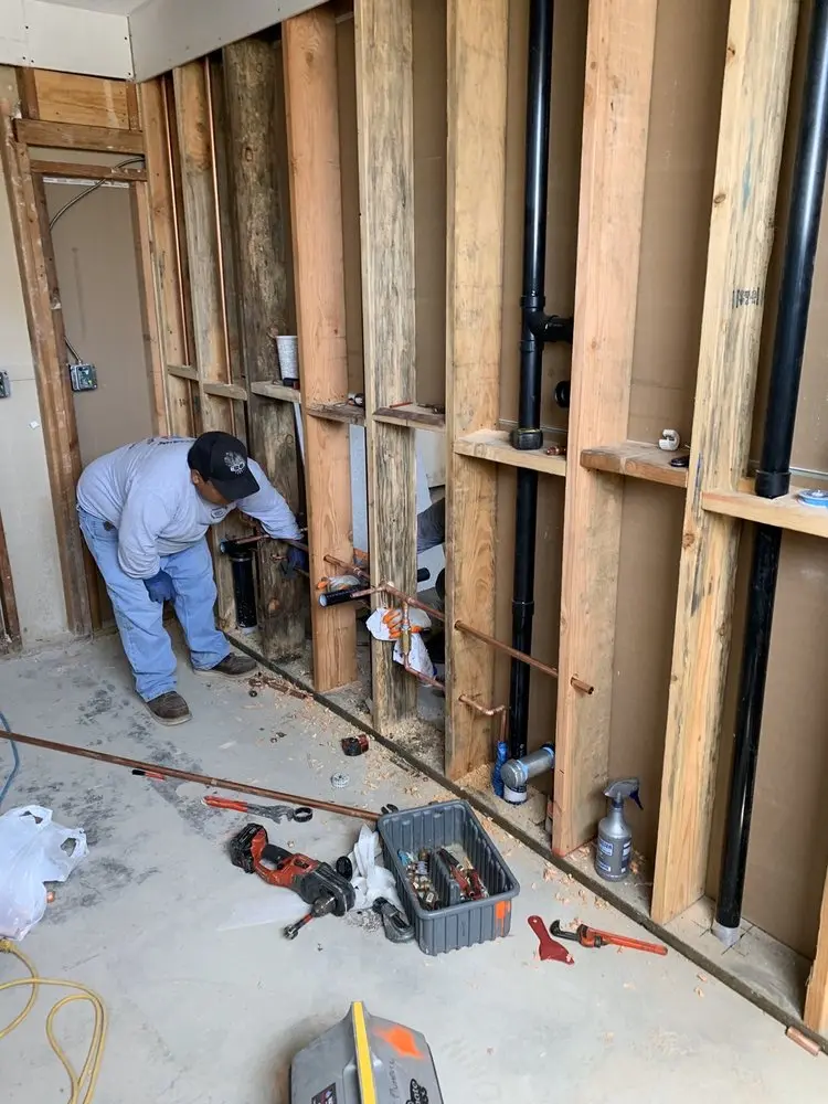 Commercial rough-in plumbing for Water Heater Replacement in West Shore